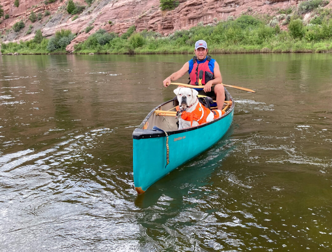 colorado photographer matt lit with his first mate, Harley