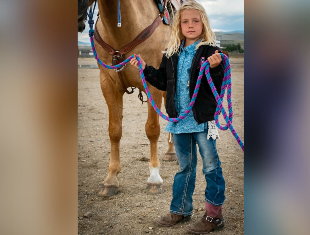 colorado photographer western equestrian young girl horse
